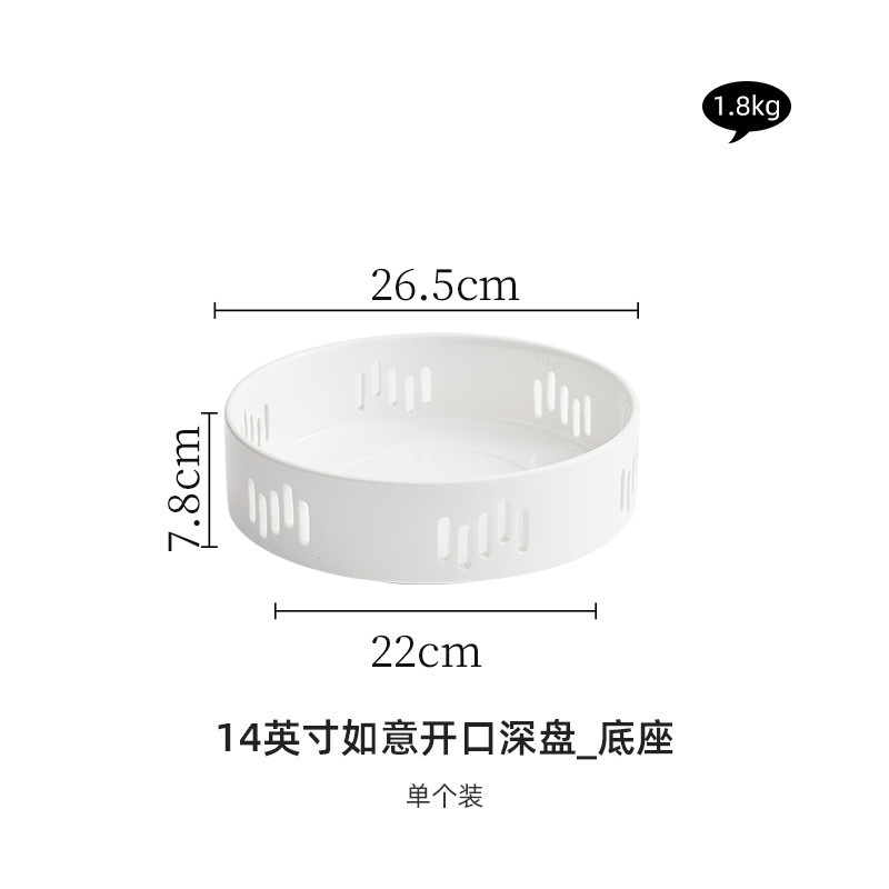酒店餐具专用明炉陶瓷干锅盘子蜡烛加热保温菜盘汤盘商用酒店专用|undefined