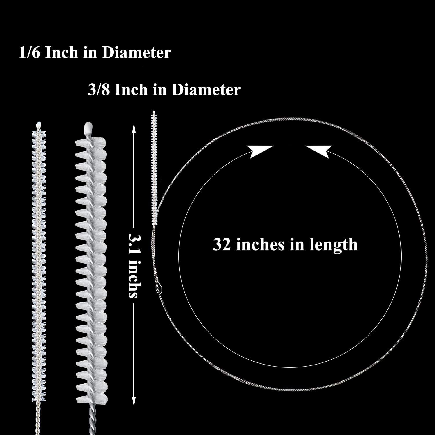 Fabricantes al por mayor Amazon Venta caliente cepillo de paja largo refrigerador a través del agujero cepillo multifunción tubo de ensayo cepillo se puede personalizar según sea necesario