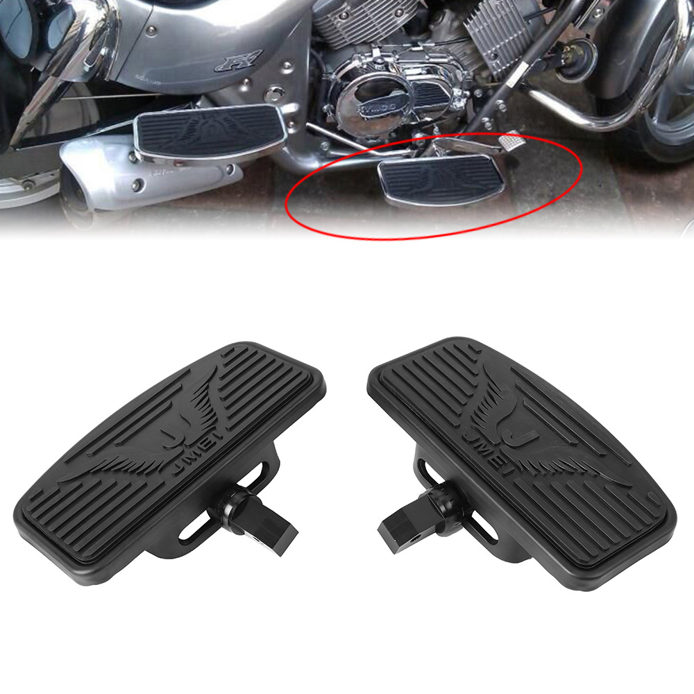 Motorcycle accessories: Universal front and rear footrests for the Honda CB300R, suitable for modification