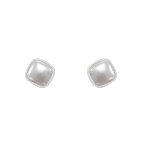 Square pearl silver needle earrings for women light luxury niche high-end temperament earrings new simple and versatile and fashionable earrings