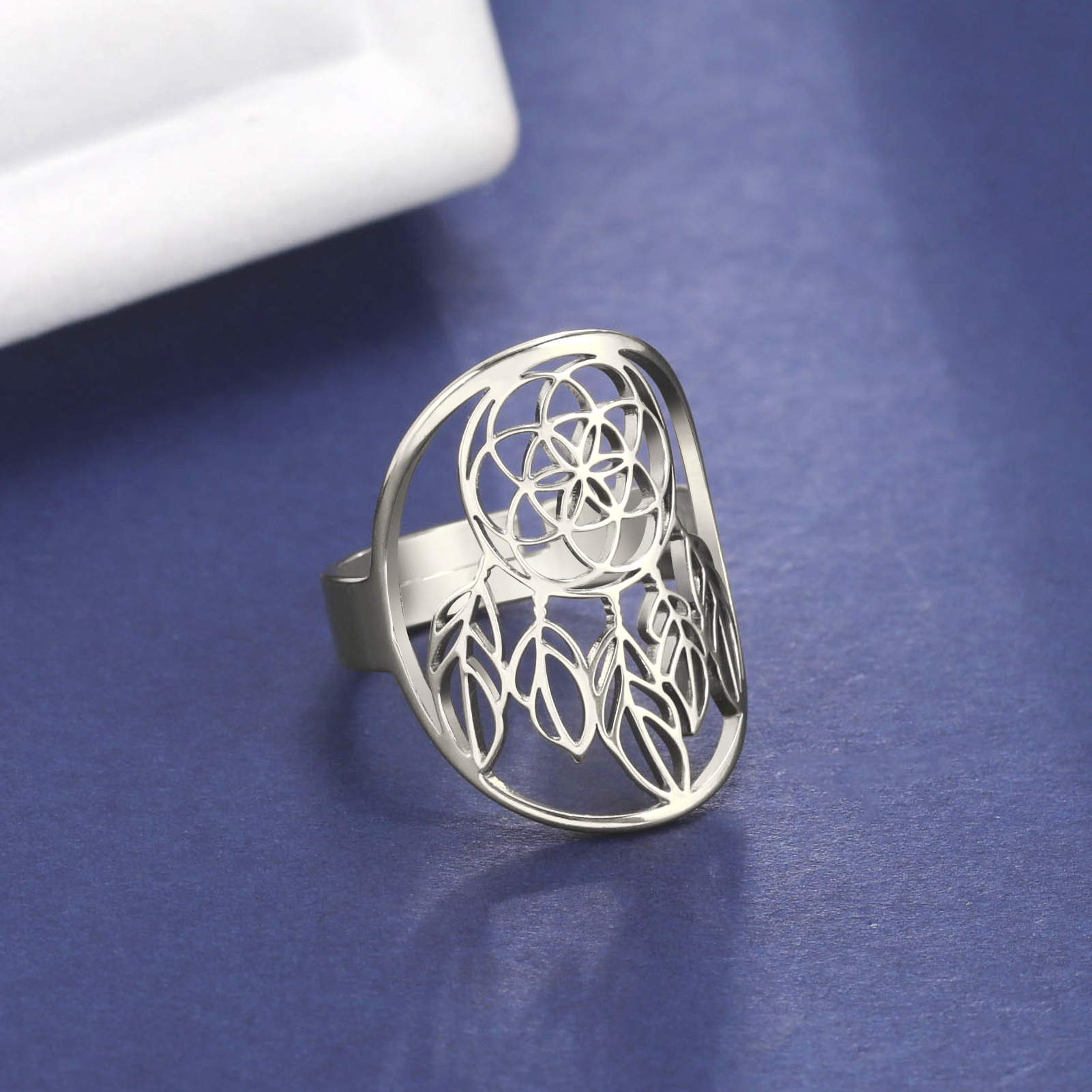 one size ring stainless steel