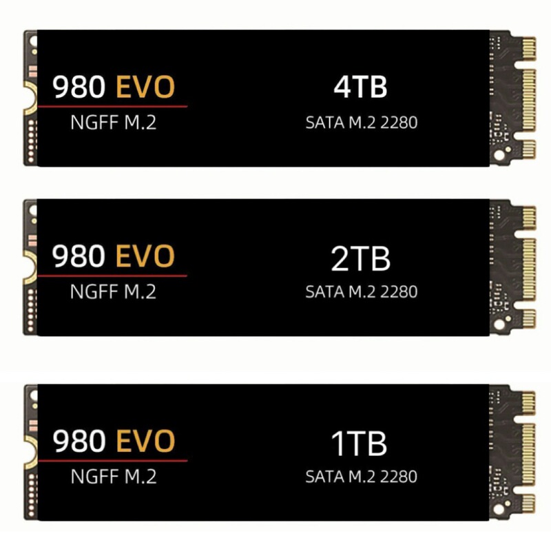 Cross-Border Foreign Trade Notebook Computer Desktop Universal Solid State Drive M.2 Ssd 4Tb 2Tb 1Tb High-Speed in Stock