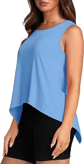 Vente En Gros Femmes Décontractée Style Simple Vêtement De Rue Couleur Unie Sans Manches T-shirts display picture 12