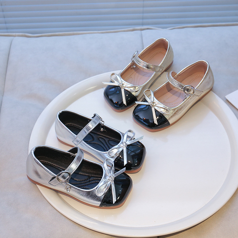 Niña Marizhen zapatos de cuero para mujeres 2025 nuevo primavera y otoño niños pequeños zapatos de viento de fragancia zapatos de moda princesa image 3