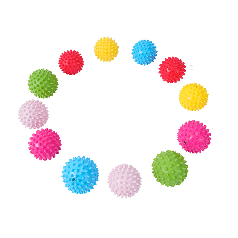 Pequeño cepillo táctil bola de masaje sensorial infantil entrenamiento táctil bola de pinchazo fuerza de agarre bebé con pinchazo bola de toque suave