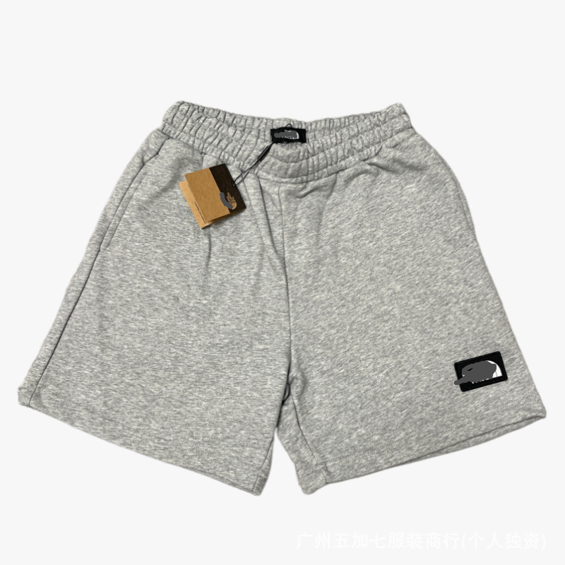 Cross-border trendy brand, North Face, new 420g heavyweight, loose-fitting cotton athletic shorts, breathable and sweat-wicking, with a small logo Cross-border trendy brand, North Face, new 420g heavyweight, loose-fitting cotton athletic shorts, breathable and sweat-wicking, with a small logo