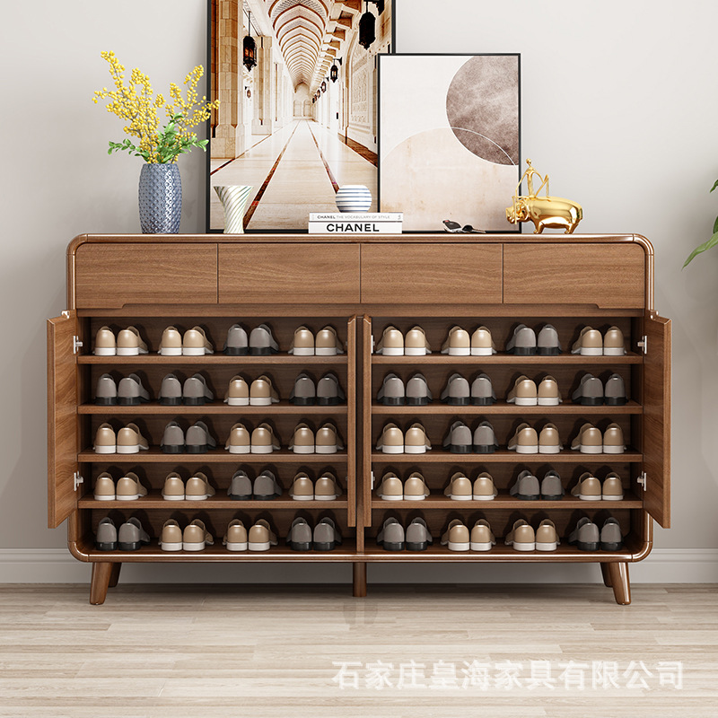 中国式の靴棚の入り口の玄関棚の家庭用の入り口の靴の台所の高級な客間の収納の一体棚のロッカー