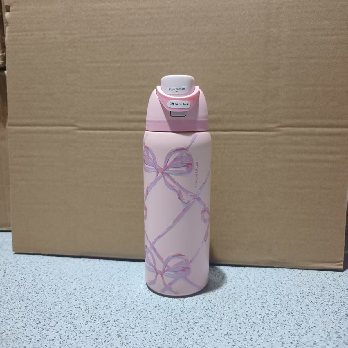 Vaso Aislado de Acero Inoxidable 304 Estilo Owala de Amazon con Asa, Botella de Agua Deportiva, Vaso de Doble Uso, Vaso para Agua, Regalo