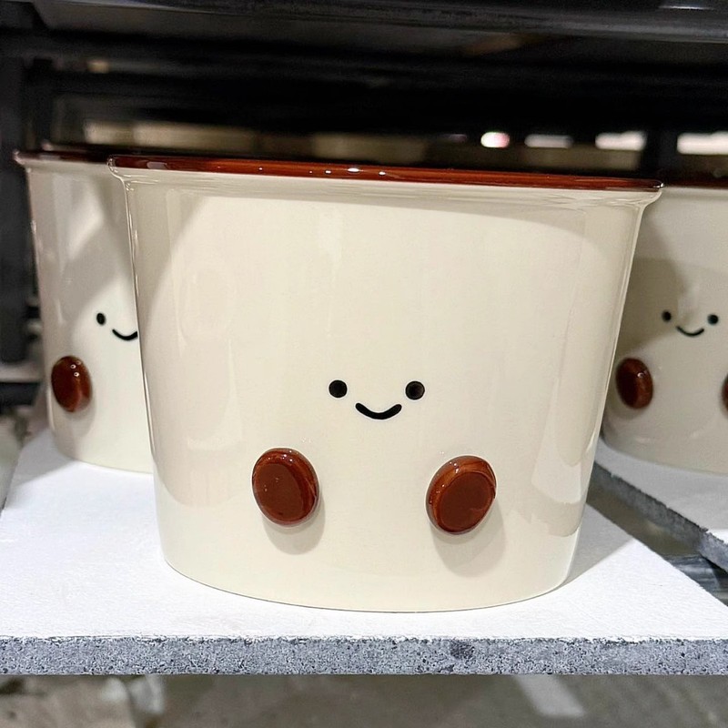 特に見栄えの良い両耳ボウル、ハンドル付きのかわいいインスタントラーメンボウル、デザートヨーグルトボウル、セラミック子供用フードボウル、スープボウル|undefined
