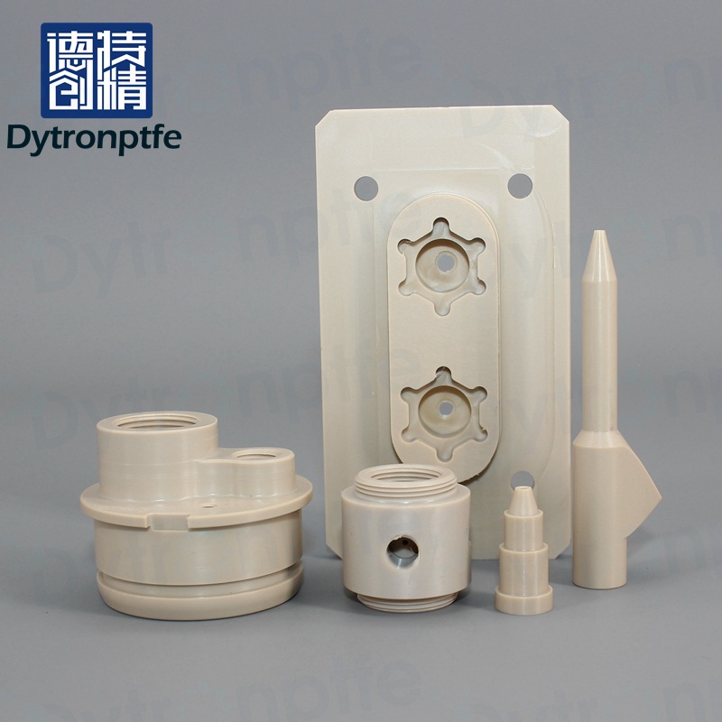 德创 本色peek零件精密加工 全新料耐高温peek 聚醚醚酮机械零件