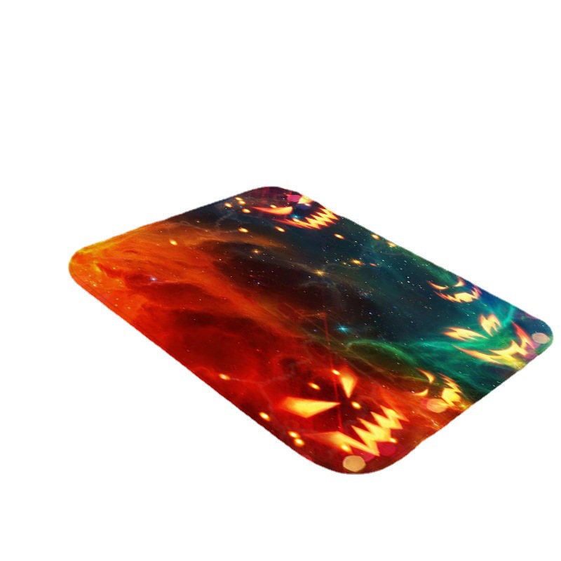 跨境电商万圣节系列地垫门垫卧室厨房浴室脚垫卫浴吸水垫子地毯