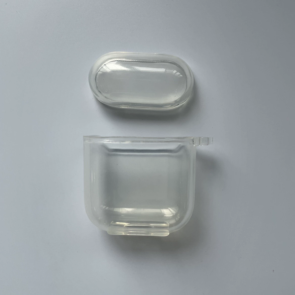 Protective case (Apple AirPods Pro2) transparent TPU/PC, hard/soft shell, lanyard options