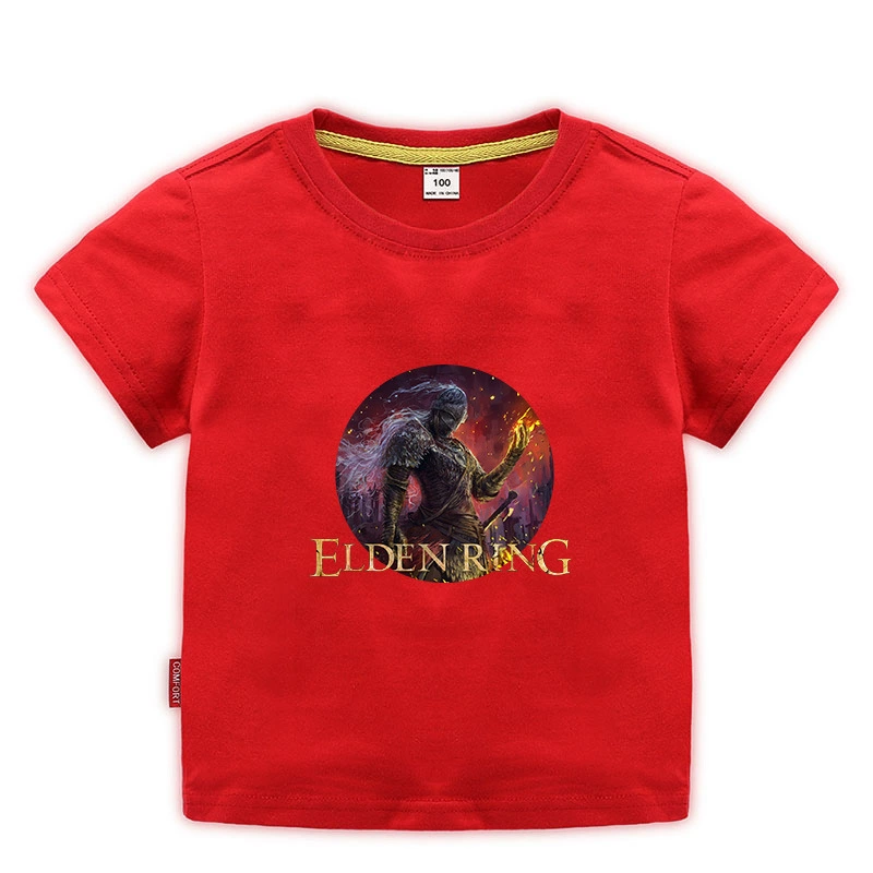 Новая игра ELDEN RING Elden Fasun Dharma Old Master Mid -Seasons Детская футболка с коротким рукавом сентября