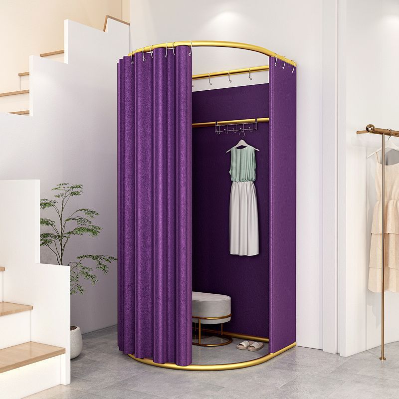 Cortina de vestuario portátil plegable simple para vestuario de vestuario móvil temporal del centro comercial