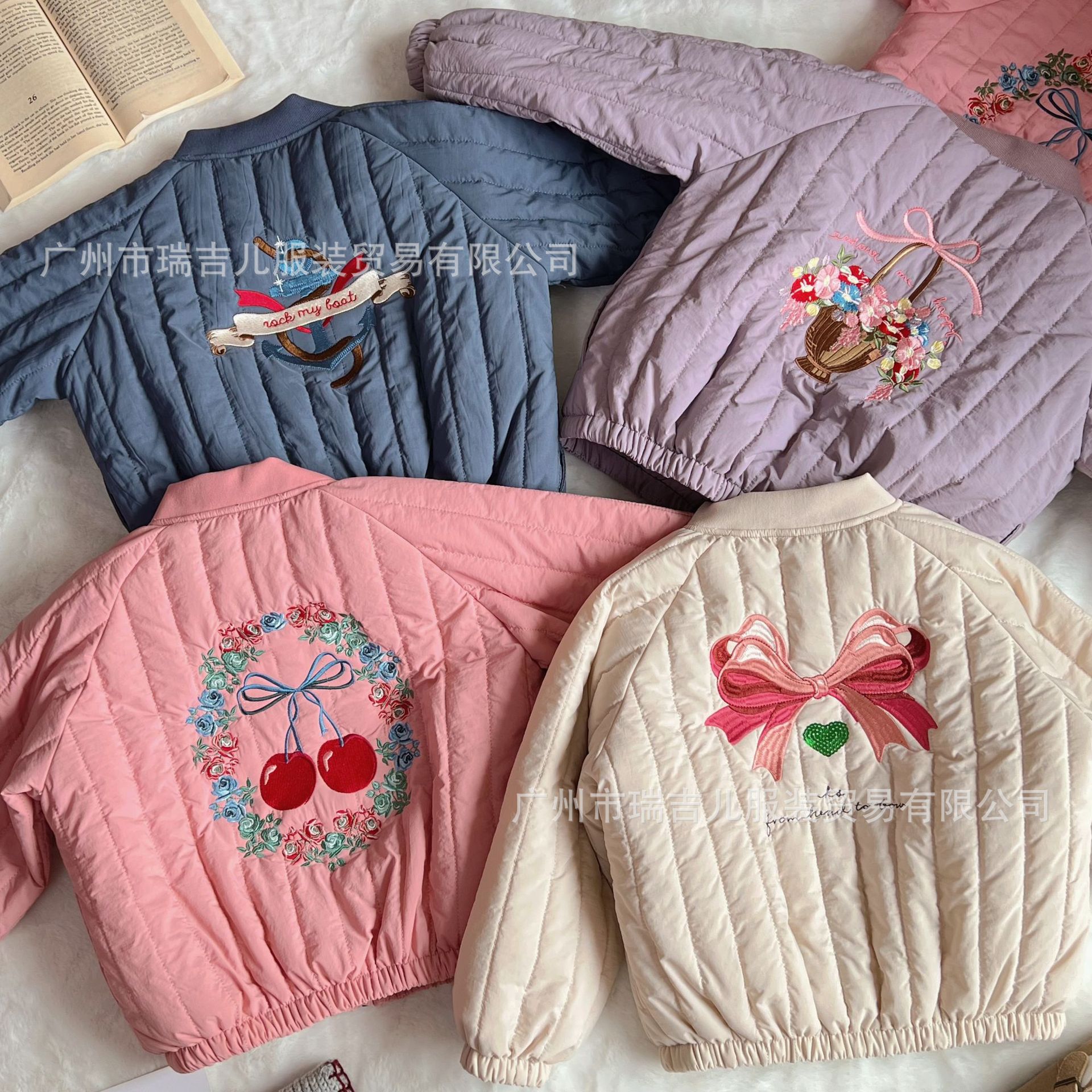 Now! New Winter Product Danish Ks Windproof Cotton Jacket Baby Fleece-Lined Quilted Jacket Children's Flight Suit