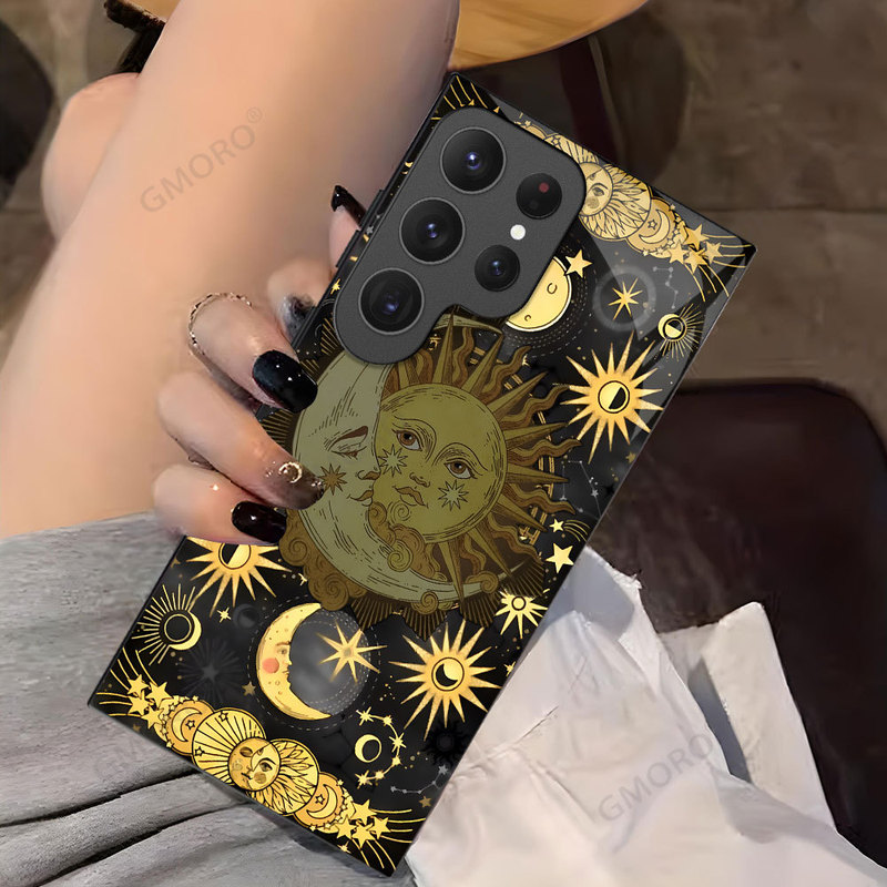 Aliexpress Full-Screen Creative Sun God Samsung Galaxy S25 Full-Cover Phone Case Samsung S24 High-End Glass Aliexpress Full-Screen Creative Sun God Samsung Galaxy S25 Full-Cover Phone Case Samsung S24 High-End Glass
