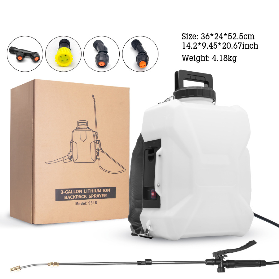 Rociador eléctrico transfronterizo de pesticida eléctrico de jardín mochila de alta presión agrícola pequeña desinfección pulverizador batería de litio