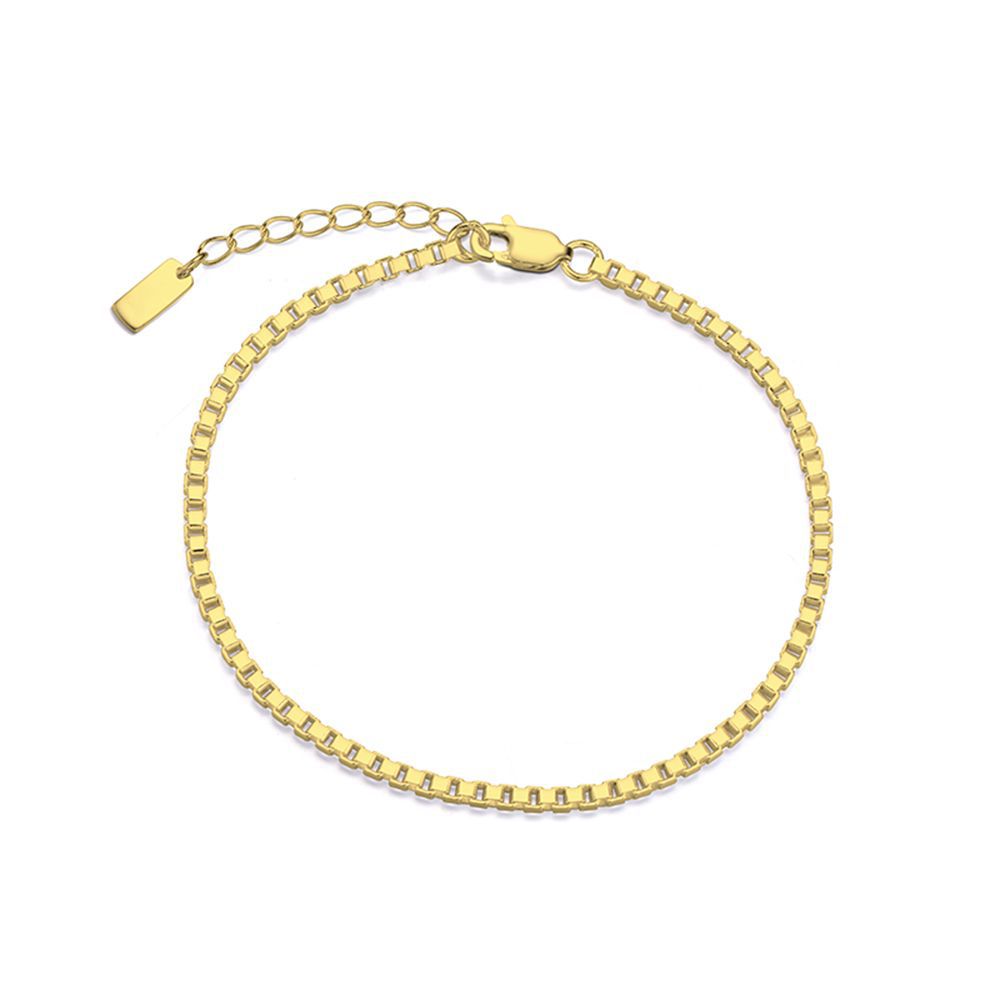Mens Fashion Sterling Silver Snake Bone Bracelet Image 3