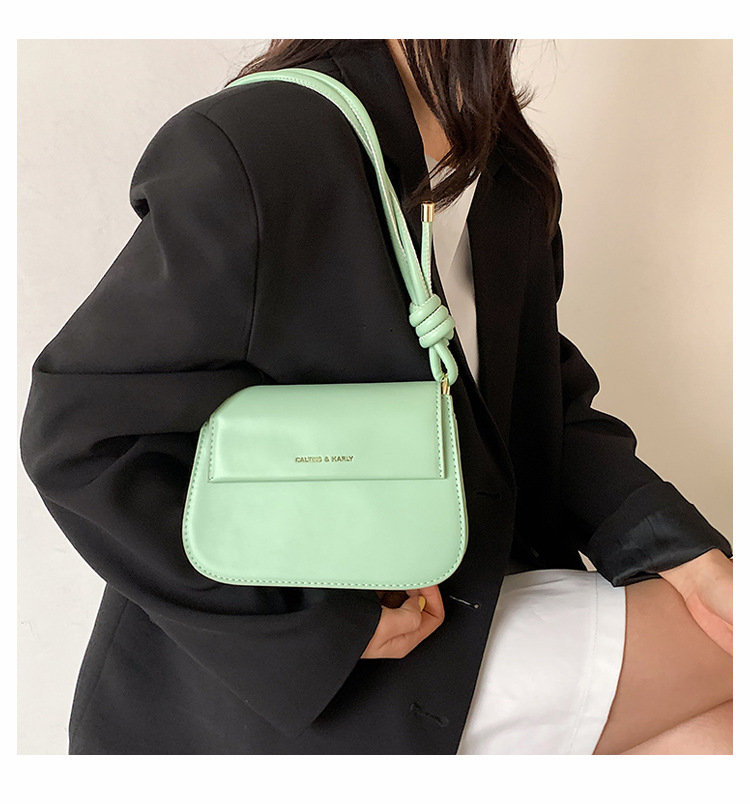 Sac Simple Sous Les Bras De Couleur Unie display picture 5