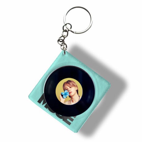 Bulletproof JUNGKOOK JIMIN V JIN Album Rotating CD Acrylic Keychain Pendant Star Peripheral