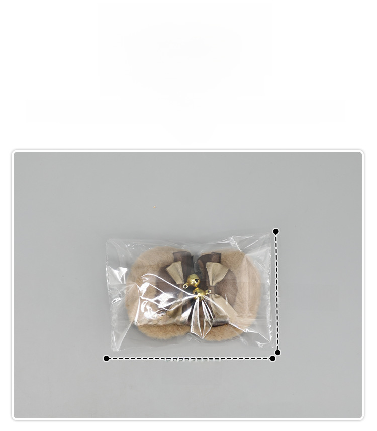 Eine Generation von Haaren handgefertigt süße Lolita Haarschmuck Lo Niang Seitenclip JK Tierohrhaarclip Doppelbogen Bärenohrclip_voghion.com