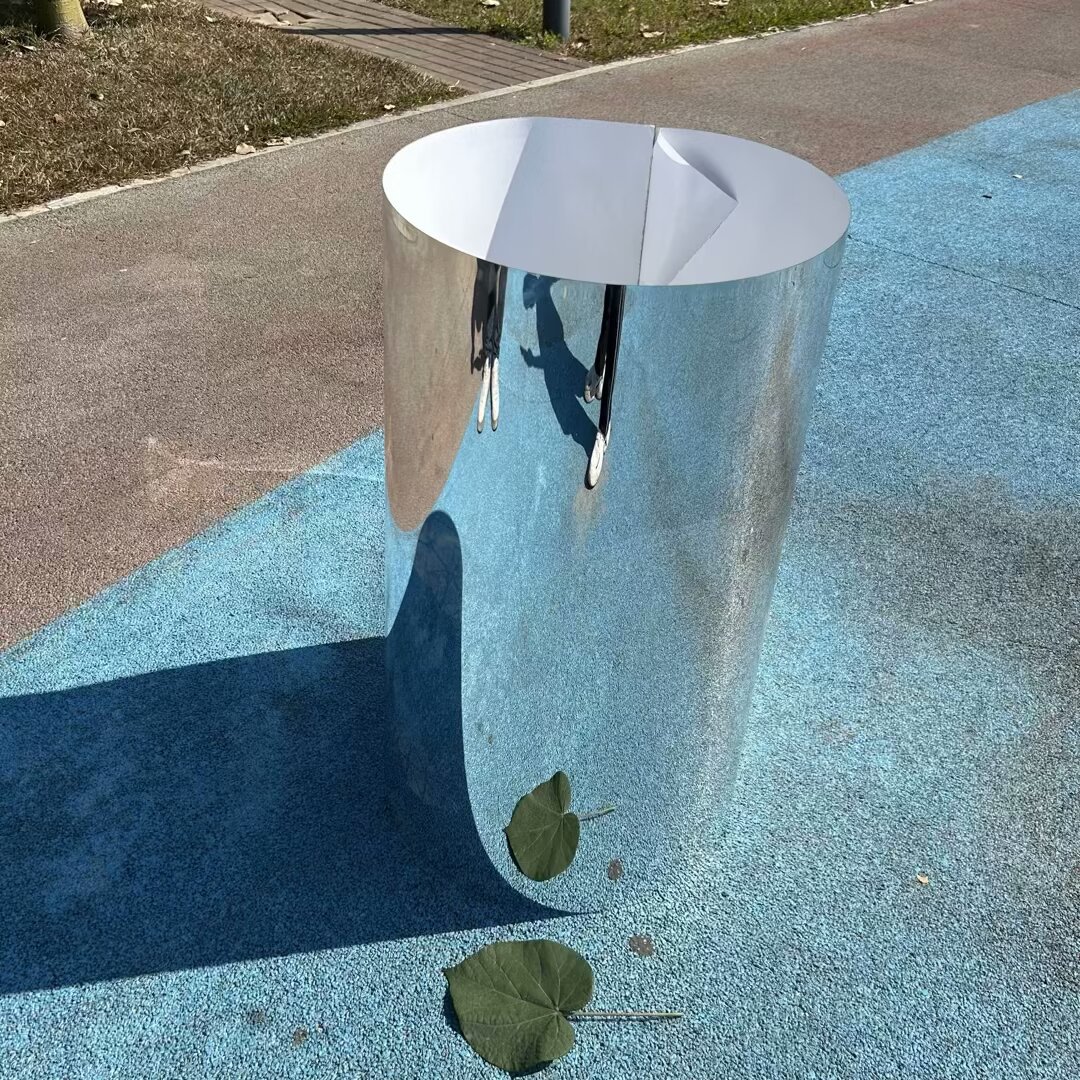 真空电镀双面PC银色大张面板镜家居装饰压克力镜片塑料镜子PET镜