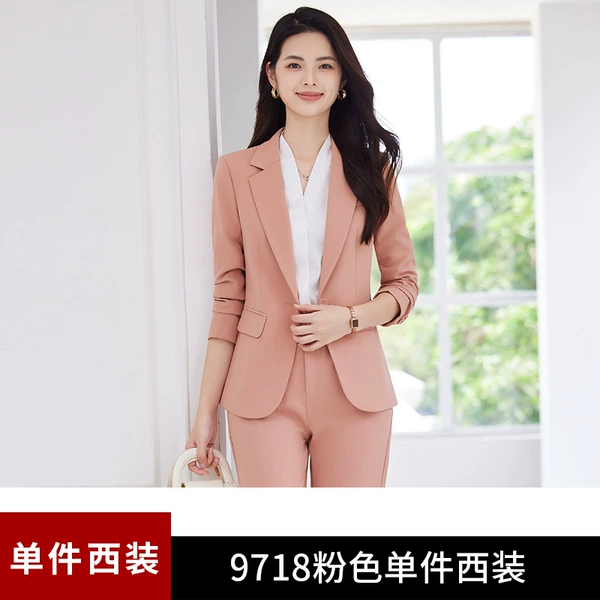 Fuchsia classic suit jacket