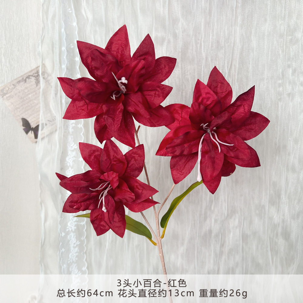 Zz-3 little lily-red