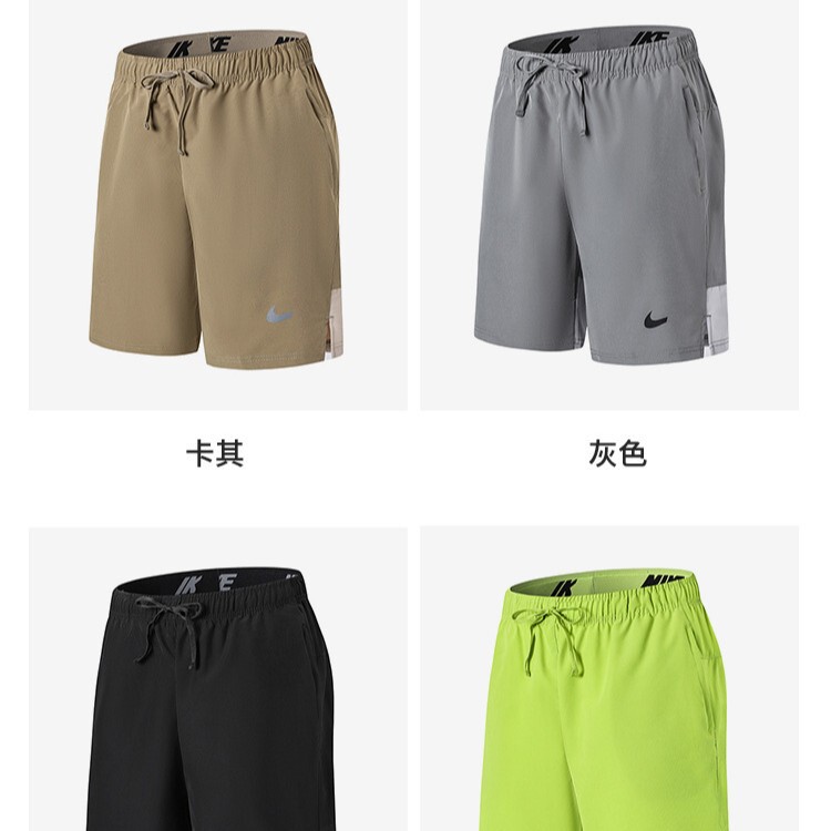 Guangxi manufacturers offer direct sales of men's athletic and casual summer shorts in a variety of colors, providing comfortable and breathable options for sports activities