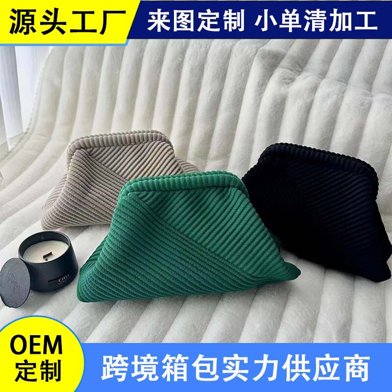 Cross-Border New Women's Clutch Bag, High-End Women's Cloud Bag, Autumn and Winter Fashion Women's Bag, Light Travel