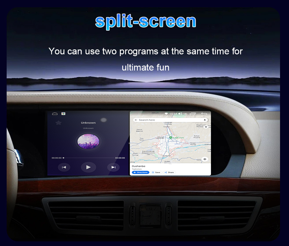 Cross-Border Suitable for Mercedes-Benz S-Class W221 W222 2005-2015 Android Car Multimedia Central Control Navigation