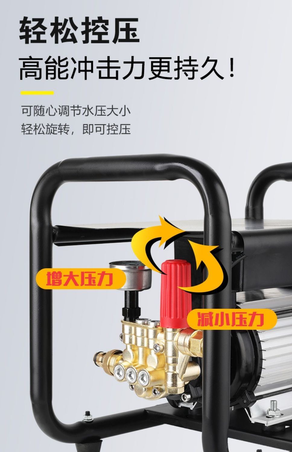Smart Car Washing Machine Artifact High-Pressure Water Pump High-Power Household 220V Portable Car Brush Gun Fully Automatic Cleaning Machine