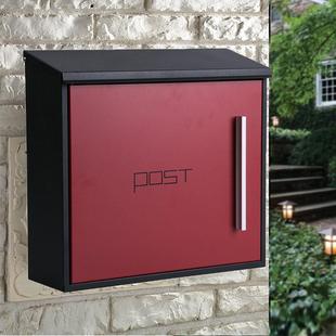 Letter Box European Style Modern Villa Outdoor Mailbox Large Suggestion Box Outdoor Letter Box Creative Stainless Steel