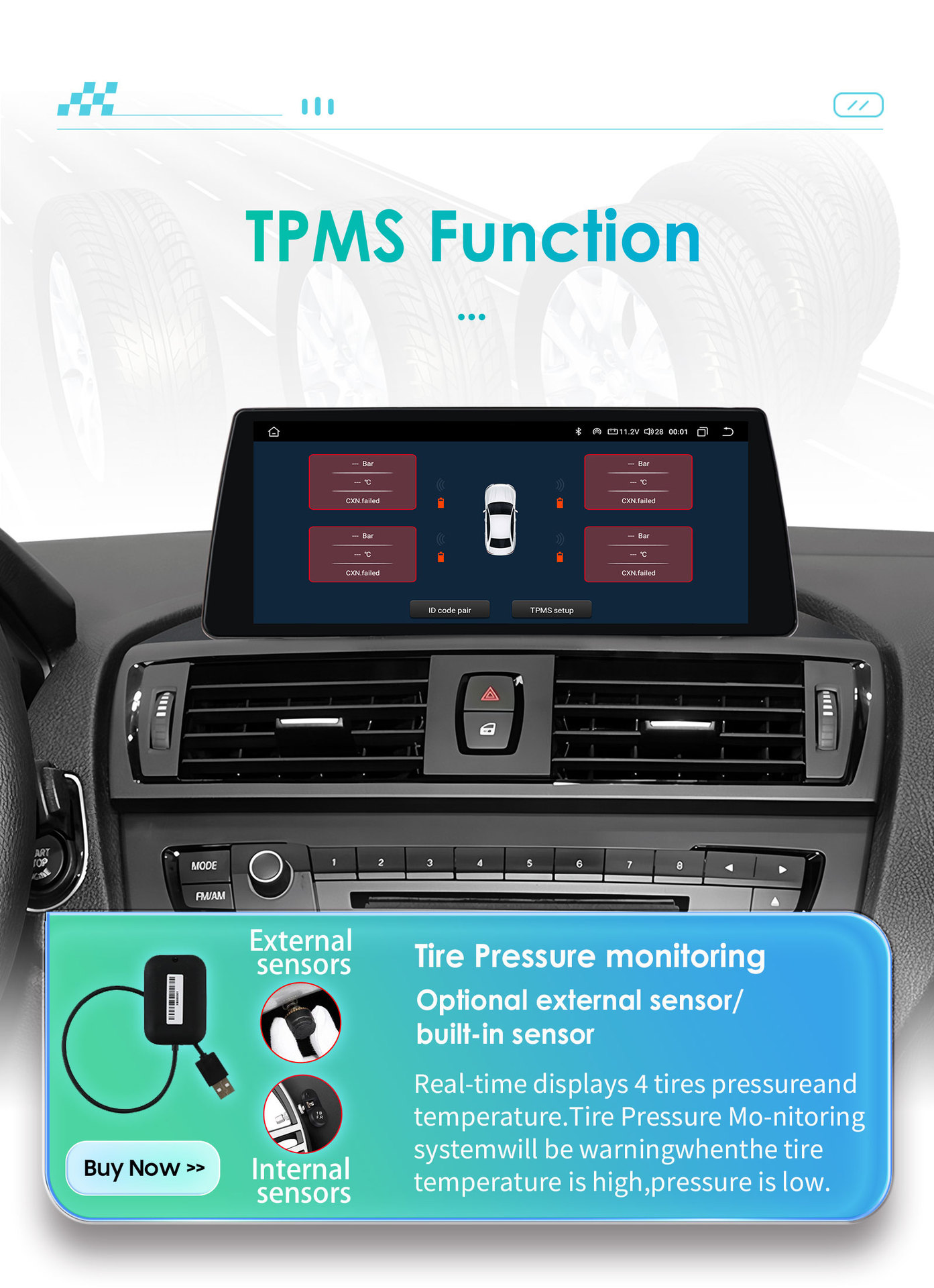 10.25inch Hd Large Screen Suitable for 12-16 Bmw 1 Series F20 F21 Android Car Navigator Gps
