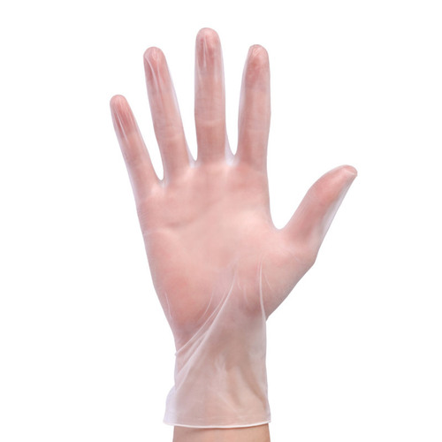 100 pieces disposable pvc transparent gloves food grade labor protection waterproof and oil proof kitchen work gloves plastic transparent
