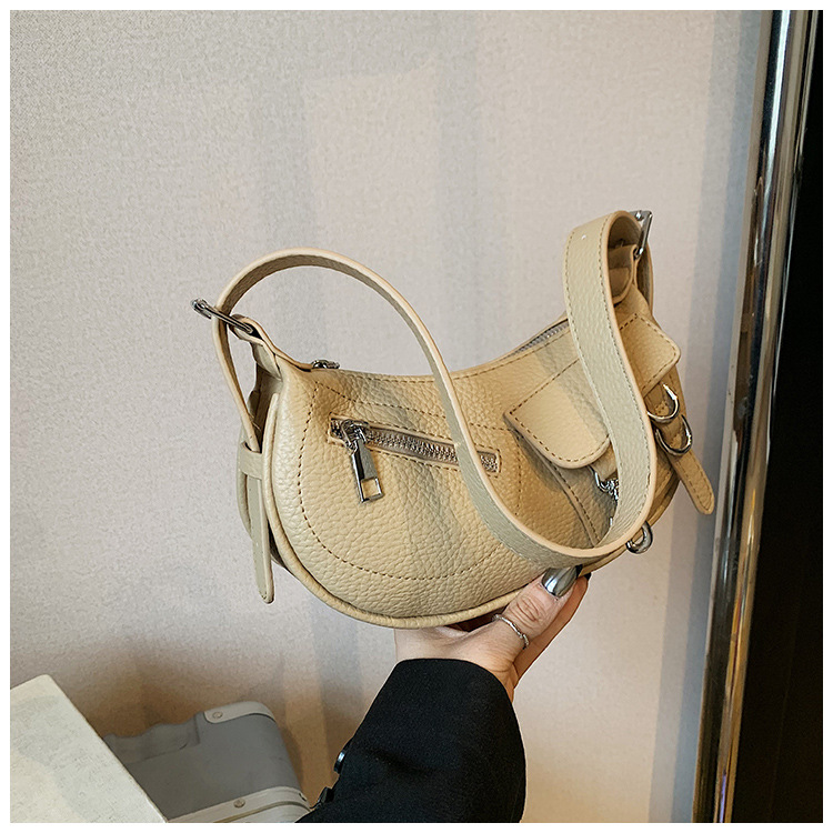 Underarm trendy and fashionable dumpling bag for women, simple and versatile Korean style single-shoulder bag, 2025 new niche design crossbody bag undefined