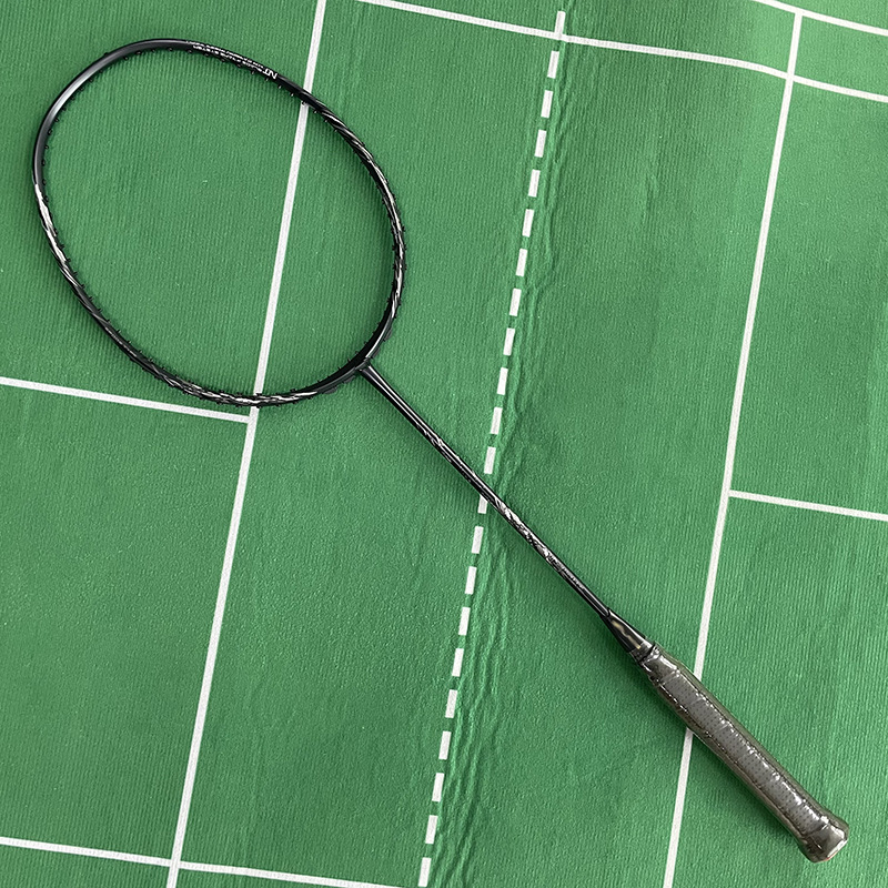 Specialized Entity for Badminton Rackets, Full Carbon Ultra-Light 5U Single Racket Speed Type Doubles, Flexible and Authentic Stringing Tool