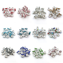 100个饰品配件钻圈隔珠6mm/8mm隔片隔钻 创意diy串珠手链项链珠子