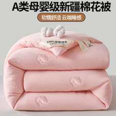 A类母婴级100%新疆棉花被夏凉被四季通用学生被子加厚冬被春秋被|undefined