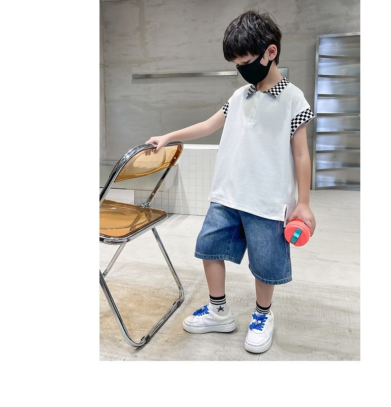 Jongens spijkerbroek shorts zomer bermudashorts trendy kindermode_voghion.com