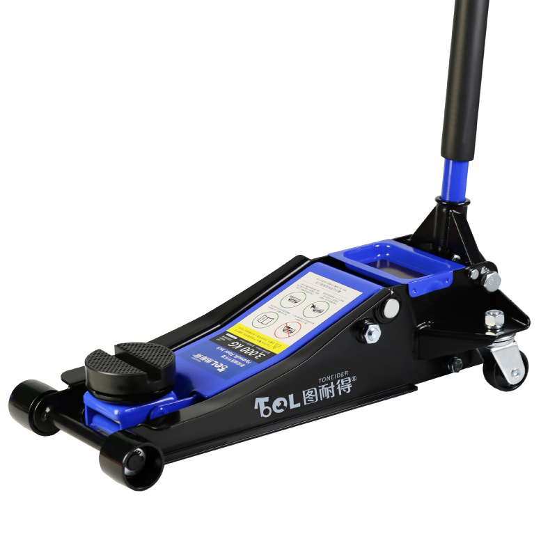 Figura Gato hidráulico horizontal Nido Herramientas de cambio de neumáticos para SUV Presión de aceite para automóvil 1.5 toneladas 2 toneladas Herramientas para automóvil