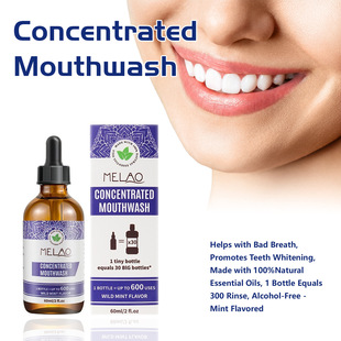Cross-Border Concentrated Dental Floss Drops Essence Wholesale Fragrance Cleaning Concentrated Mouthwash with Dental Rinser Mouthwash in Stock