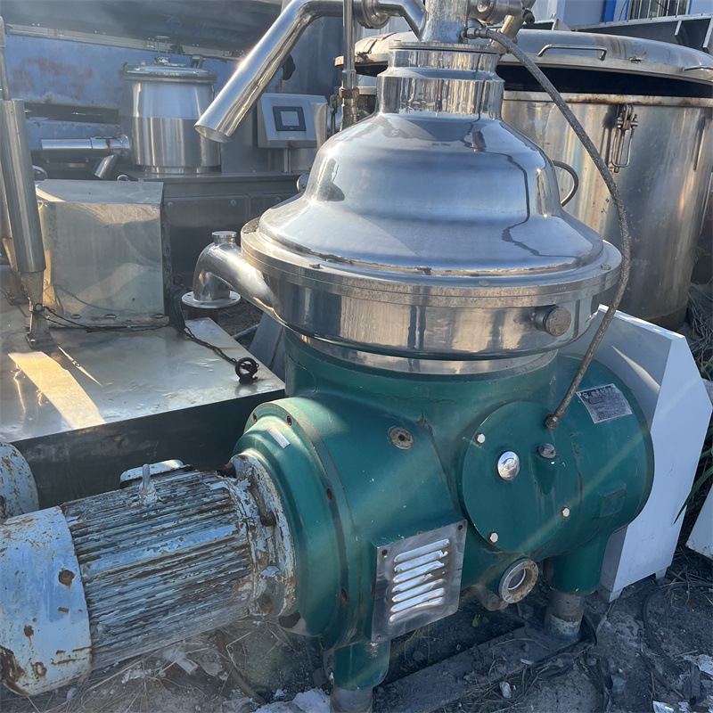 转让二手碟片离心机 油水乳品分离设备 密闭化工分离机