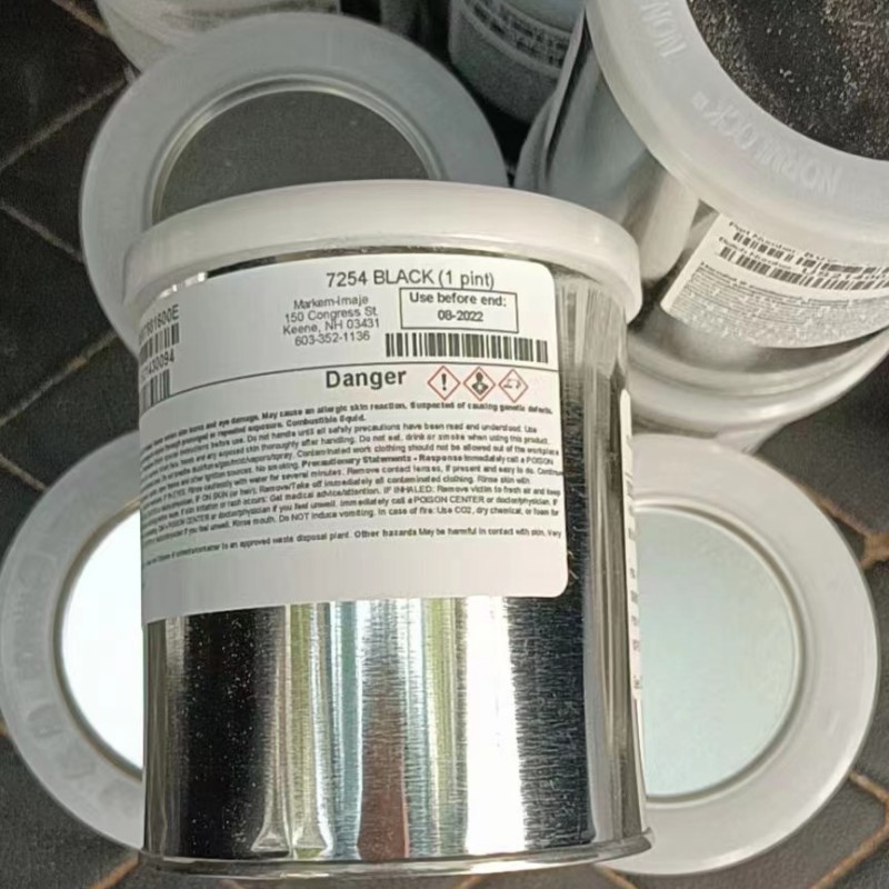 美国进口捺印油马肯UV油墨电容电阻丝印移印油墨耐酒精7132 7261