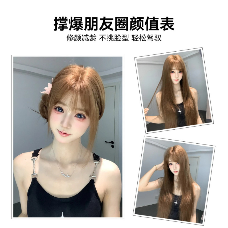 古早Baby高レベルかつら女長髪装飾減齢気質Lolita女団風雰囲気感全頭カバー|undefined