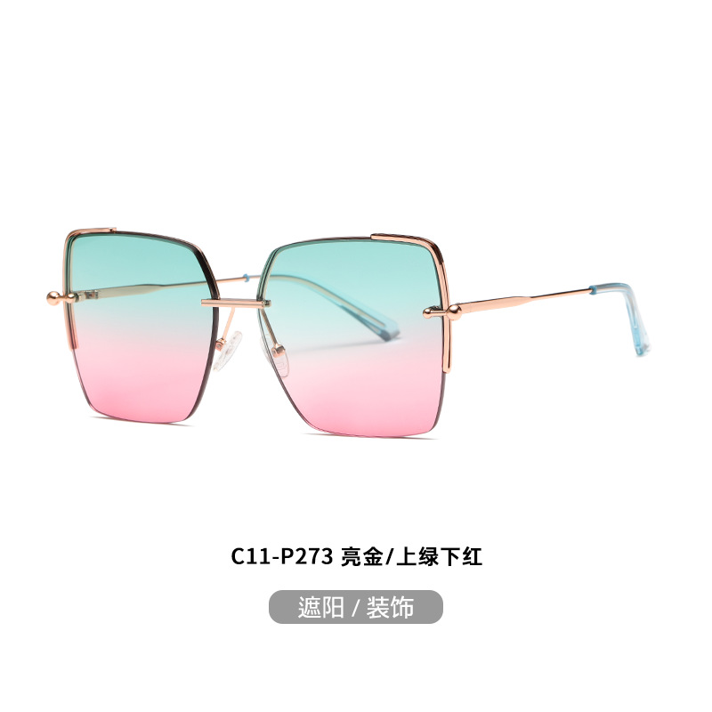 Nuevas gafas de sol de las mujeres de moda pequeñas sol a prueba de sol JS8560 gafas de sol de nylon a prueba de rayos UV