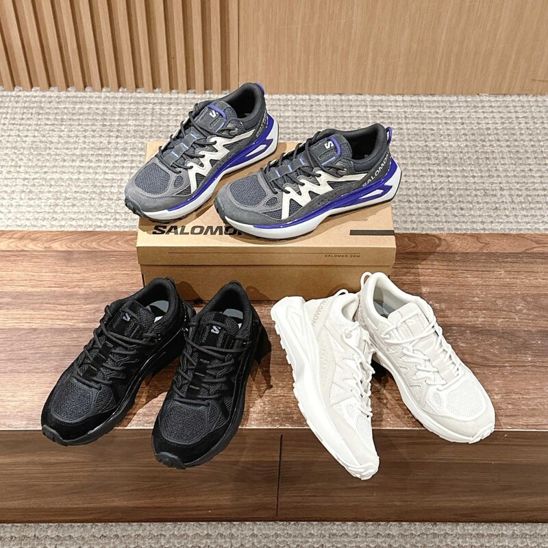 Saromon Cdg Salomon Fw24 Sixth Generation Casual Thick-Soled Heightening Lace-Up Sneakers Dad Shoes for Women