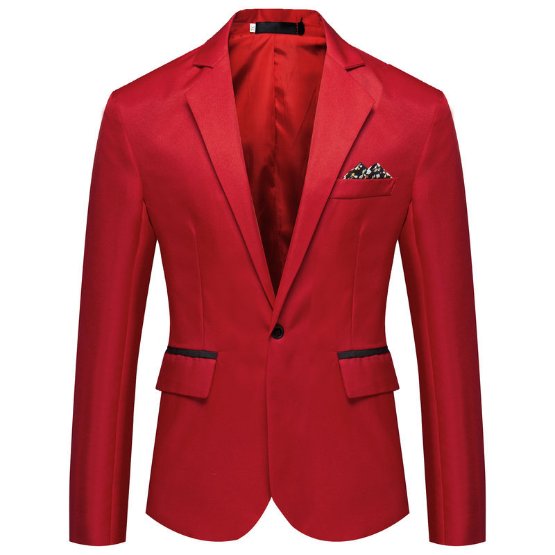Giacca blazer uomo casual elegante blazer da uomo professionale_voghion.com