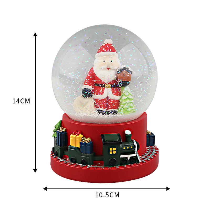  for creative Santa Claus portable money bag crystal ball custom desktop Christmas Eve gift ornaments