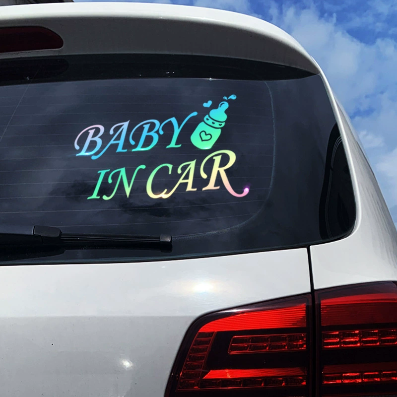 Трансграничная машина с ребенком наклейка babyincar ребенок в машине предупреждающая наклейка